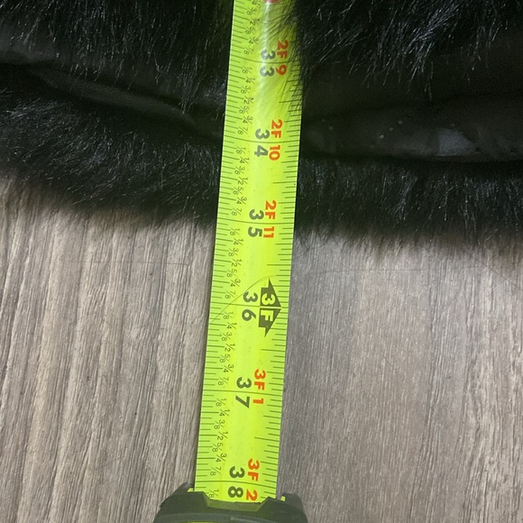the beauty optimal product faux fur coat Size S - Picture 3 of 7